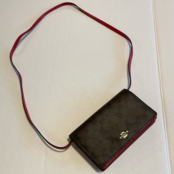 Coach Bags Coach Crossbody Clutch Purse Red Poshmark